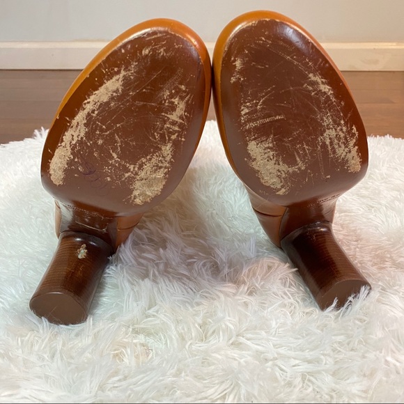 Marc Jacobs Tan Leather Ankle Boots Size 37 - Picture 7 of 8